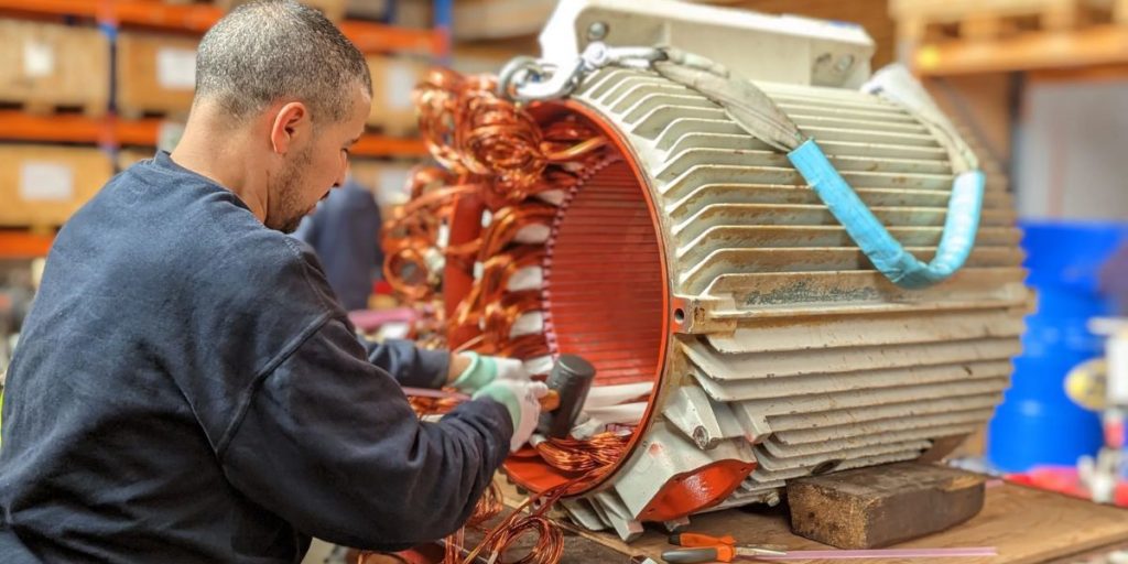 bobinage d’une pompe électrique