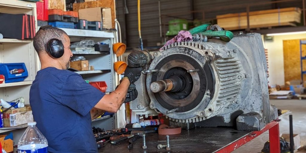 réparation d’un moteur électrique
