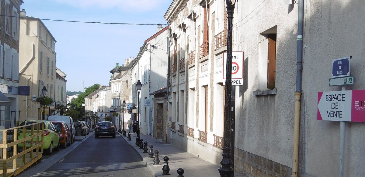 La rue de Paris à Palaiseau
