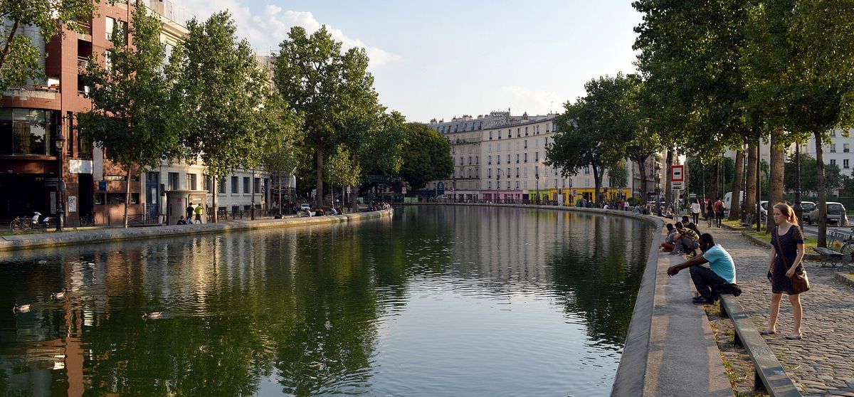 Le canal Saint-Martin à Paris